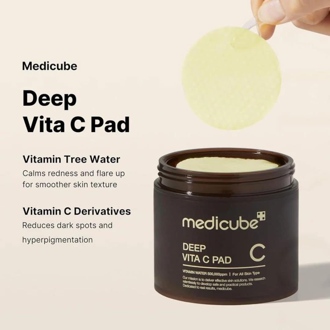Pads Deep Vita C Medicube – Éclat & Teint Lumineux | Ecloria