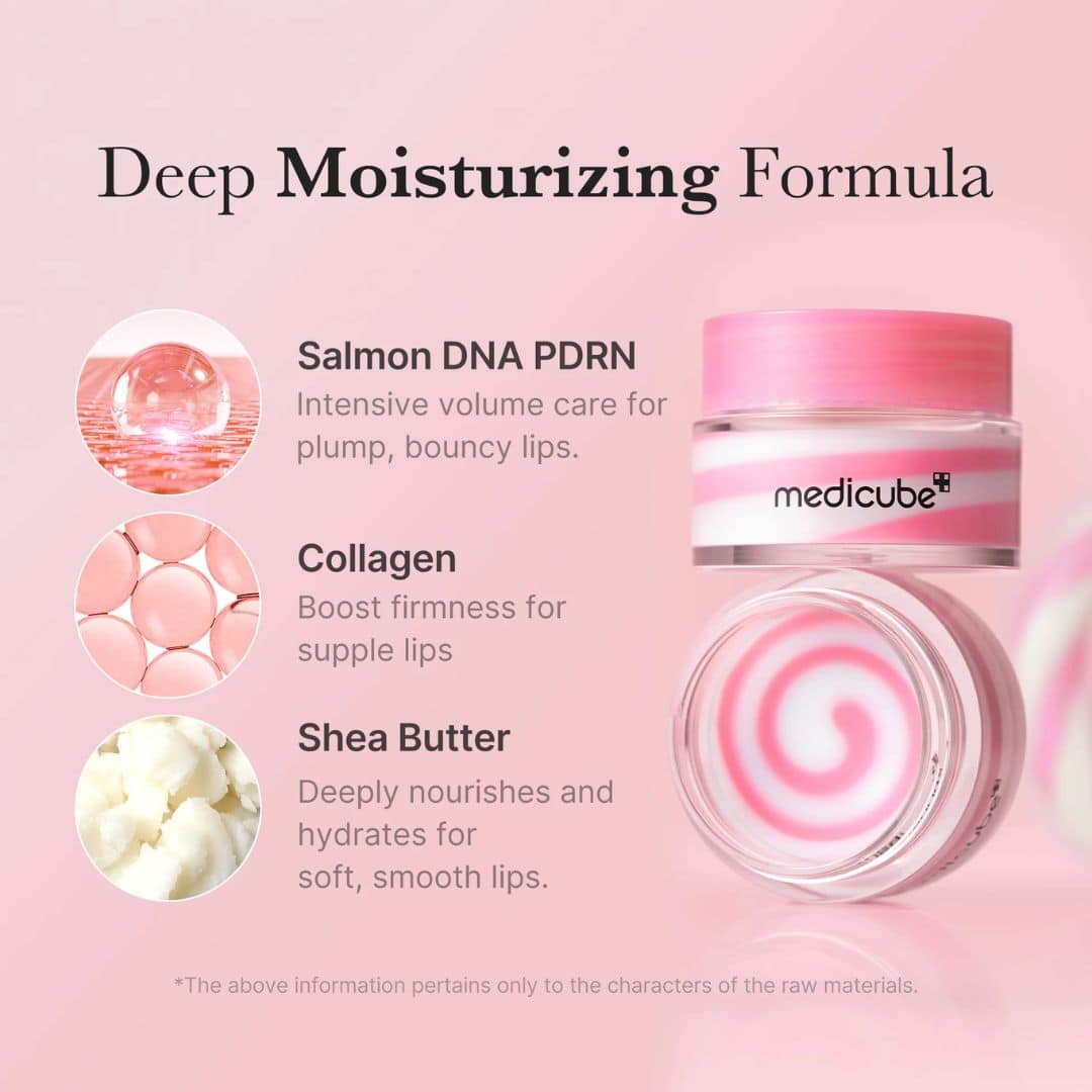 Masque Lèvres PDRN Medicube – Soin de Nuit | Ecloria